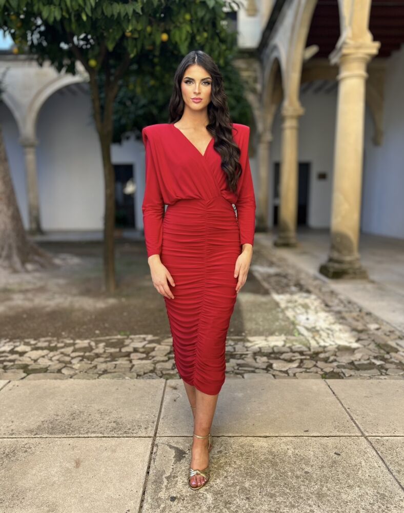 Vestido Bertina Rojo